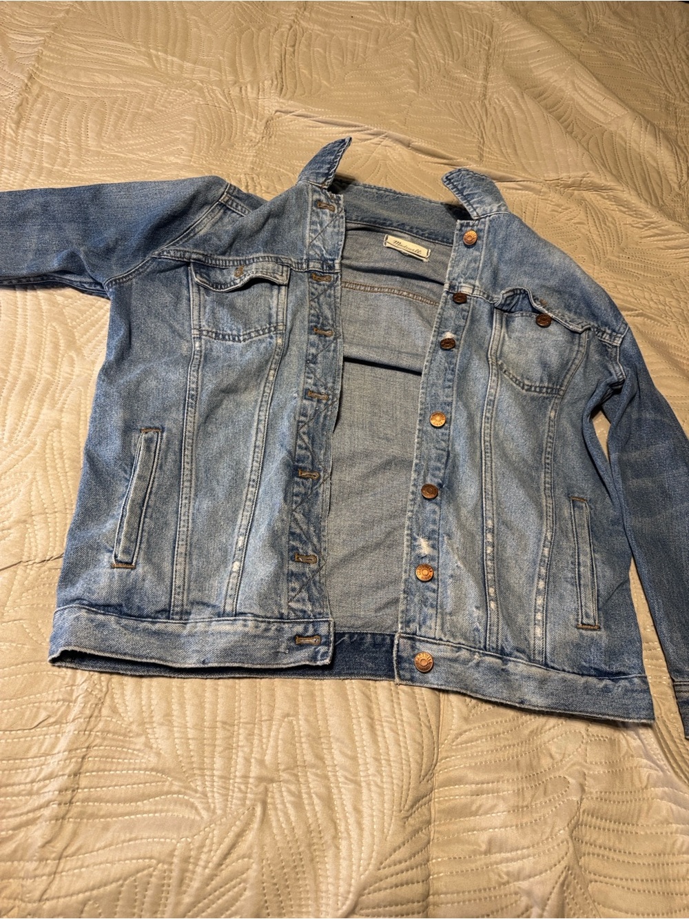 Madewell Light Blue Denim Jacket - Classic Jean Coat Sz S